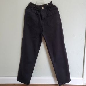 Zara Kids Black Paper Bag Jeans